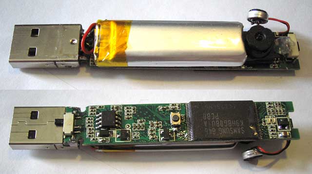 Electronics of the spy pen