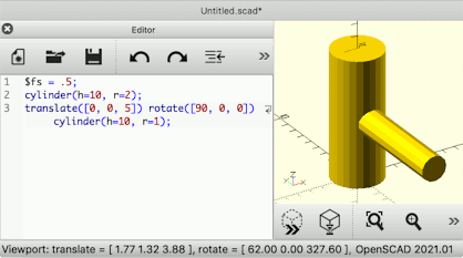 OpenSCAD representation