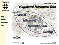 Hageland Hardcore Site screenshot