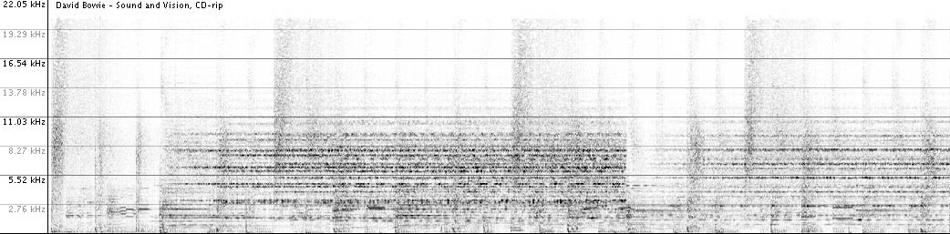 David Bowie - CD rip spectrogram