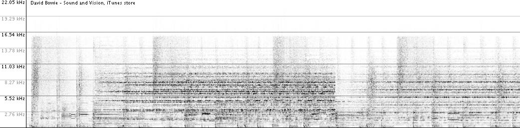David Bowie - iTunes Music Store spectrogram