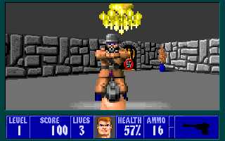 Screenshot of WS 3D for DOS