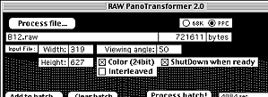 RAW PanoTransformer 2.0