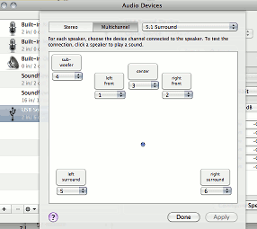 AMS surround setup