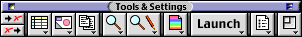 Tools & Settings Palette